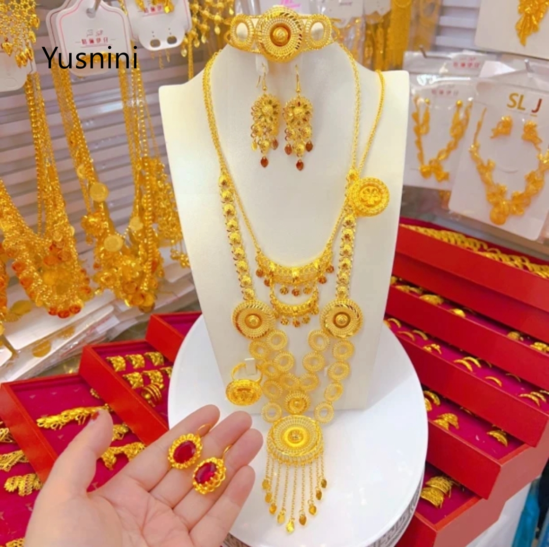 New Dubai Fashion High end 24K - Women'S Fashion Rings Gold ulasan dan harga