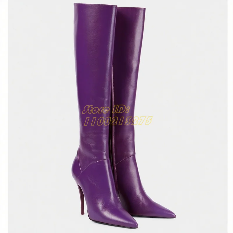 Matte Leather Knee High Boots  - Women'S Fashion Knee High Boots ulasan dan harga