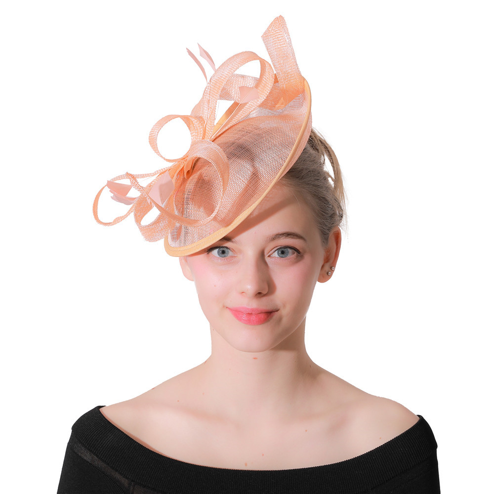 champagne  Fancy Feather Women - Women'S Fashion Kentucky Derby ulasan dan harga