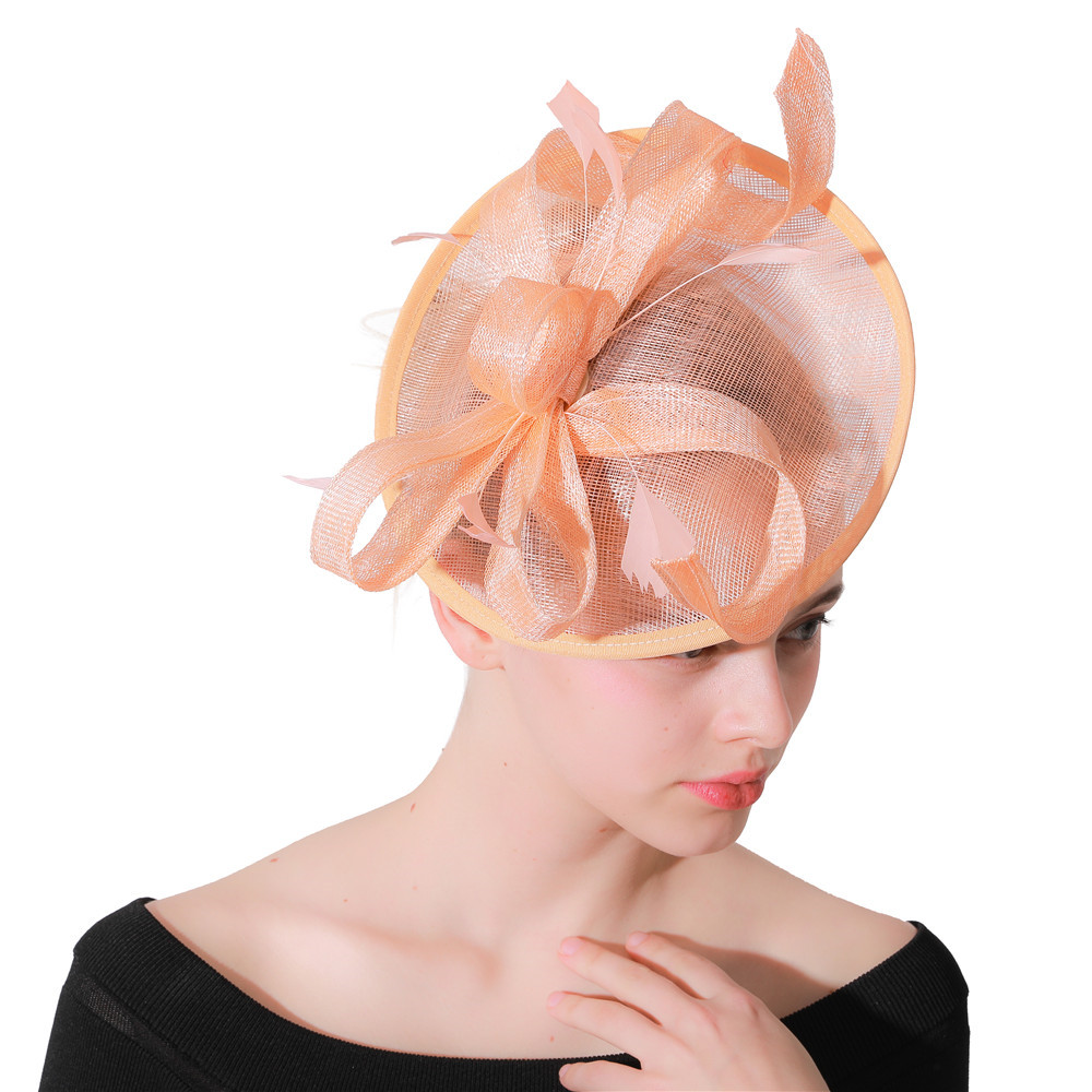 champagne  Fancy Feather Women - Women'S Fashion Kentucky Derby ulasan dan harga