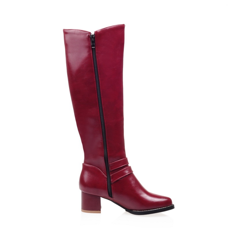 QPLYXCO 2018 fashion Super Sma - Women'S Fashion Knee High Boots ulasan dan harga