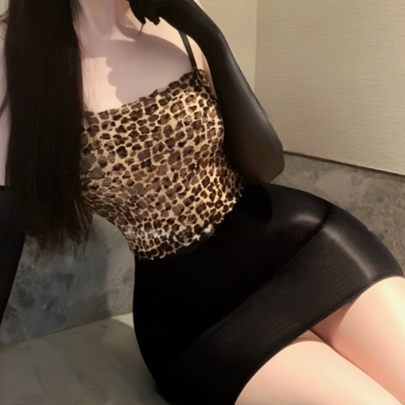 Suspender Dress Hot Temptation - Printed Wrap Skirt ulasan dan harga