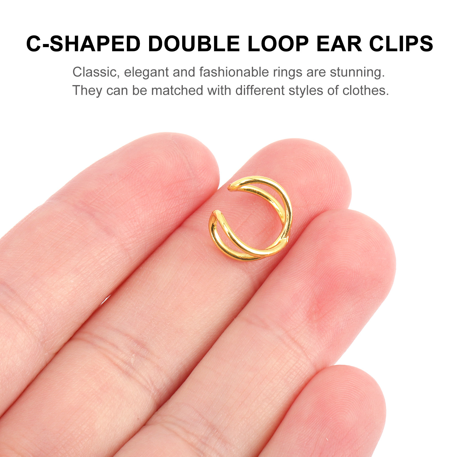 8Pcs Women Clip on Nose Rings  - Women'S Fashion Rings Gold ulasan dan harga