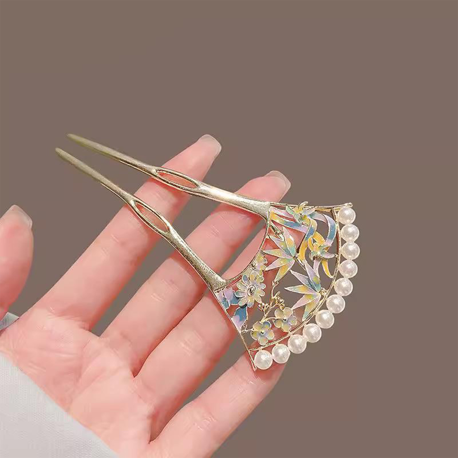 New Chinese Style Metal Hair P - Women Fashion Hair Style ulasan dan harga