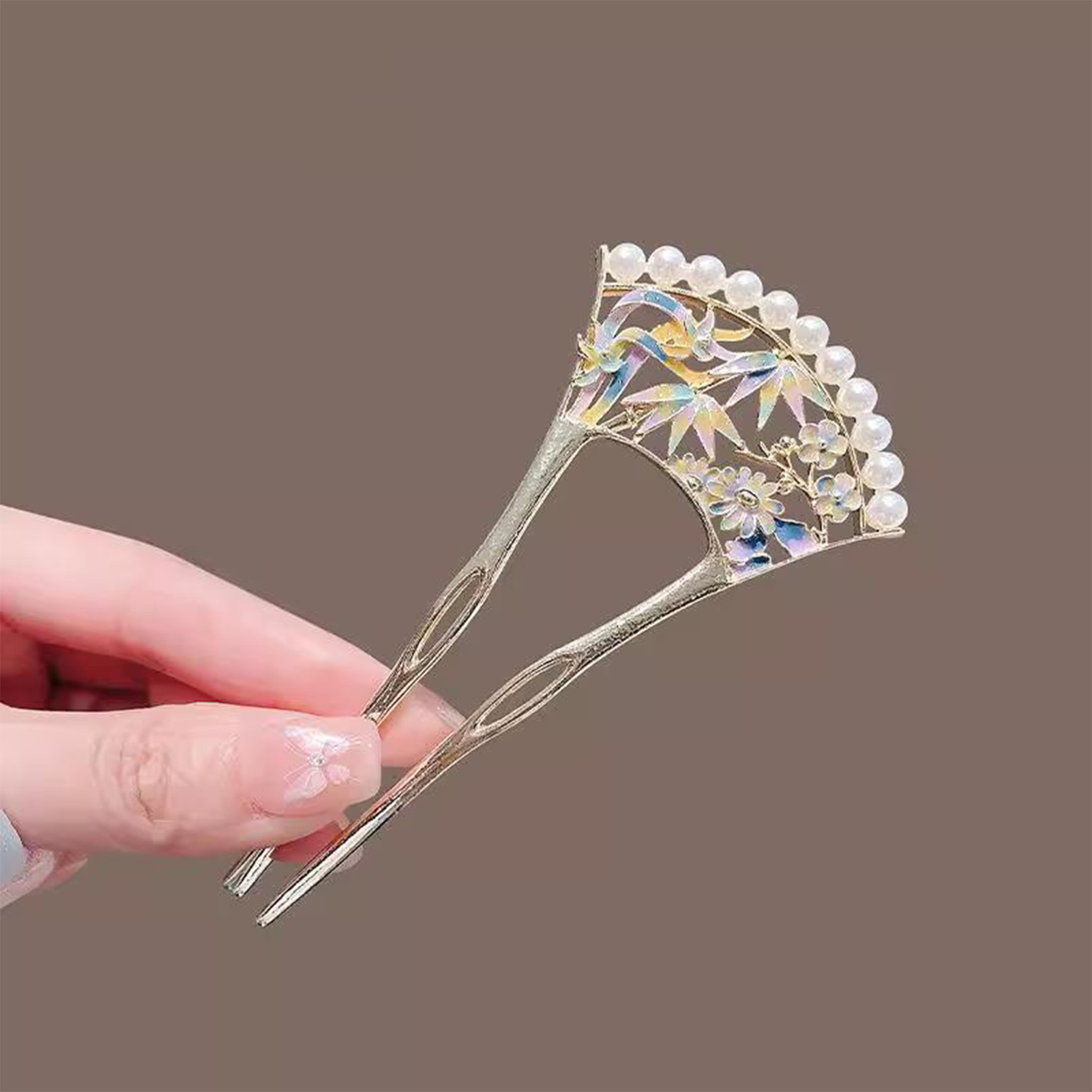 New Chinese Style Metal Hair P - Women Fashion Hair Style ulasan dan harga