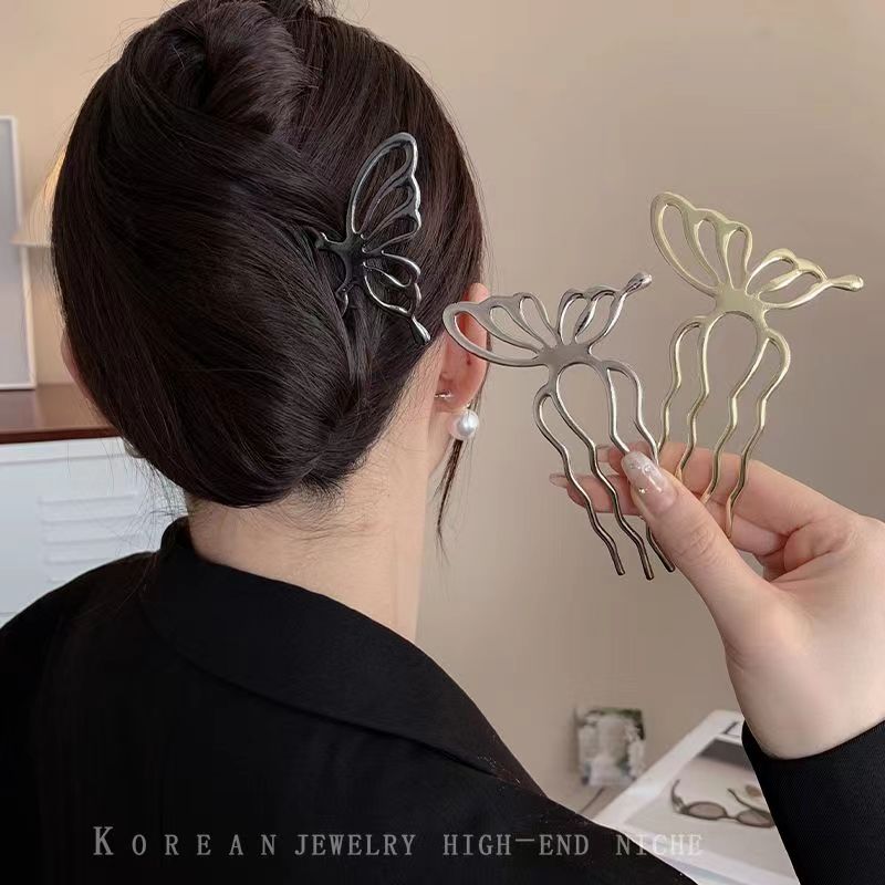 Korean Butterfly U Shape Hair  - Women Fashion Hair Style ulasan dan harga
