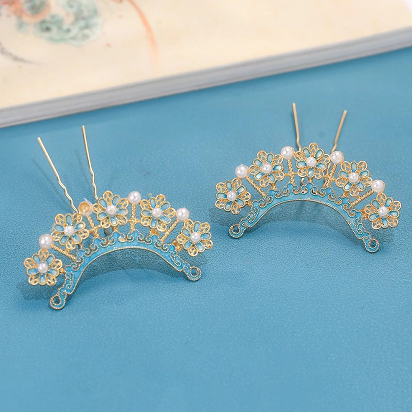 Traditional Enamel Hairpins wi - Women Fashion Hair Style ulasan dan harga