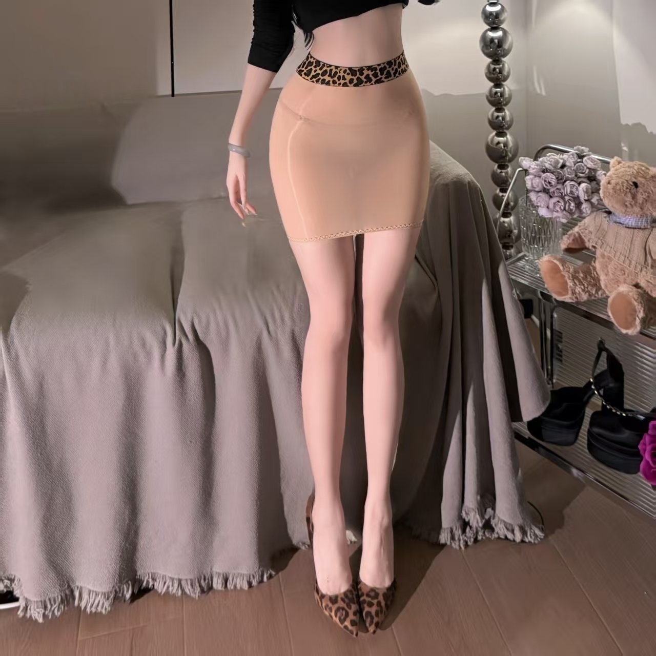 Perspective Silky Smooth Shiny - Printed Wrap Skirt ulasan dan harga