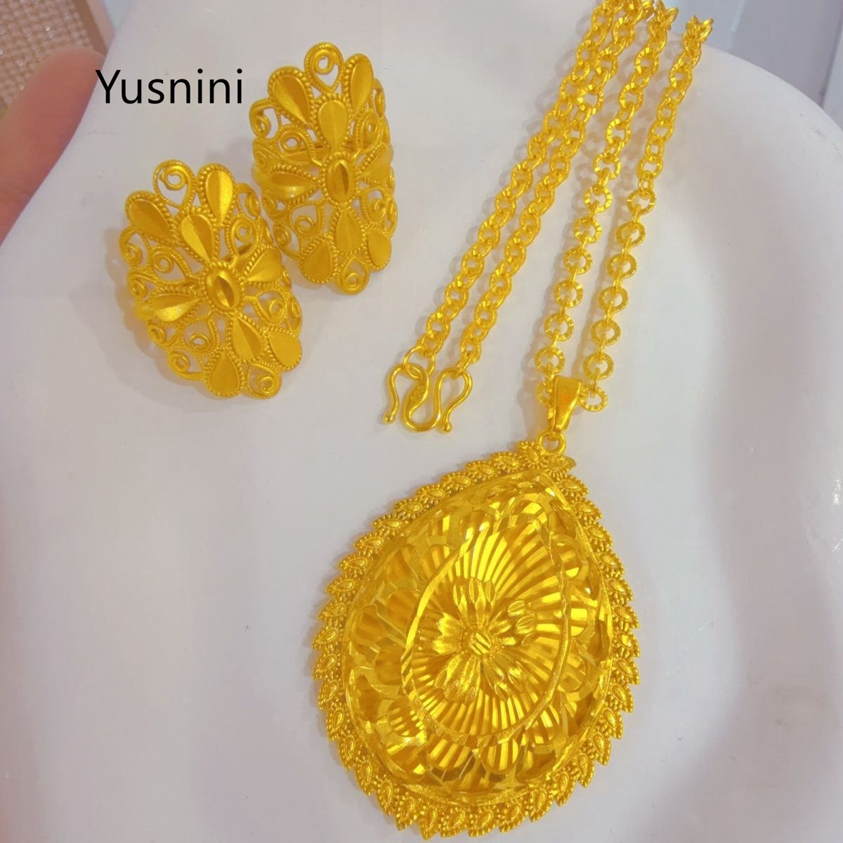 New French Fashion Dubai High  - Women'S Fashion Rings Gold ulasan dan harga