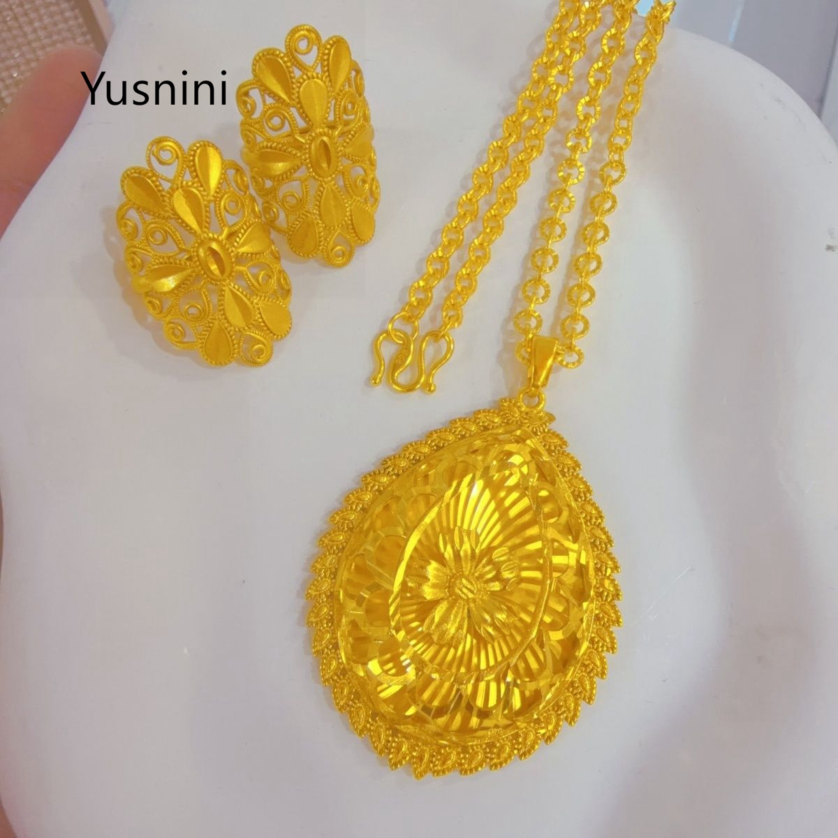 New French Fashion Dubai High  - Women'S Fashion Rings Gold ulasan dan harga
