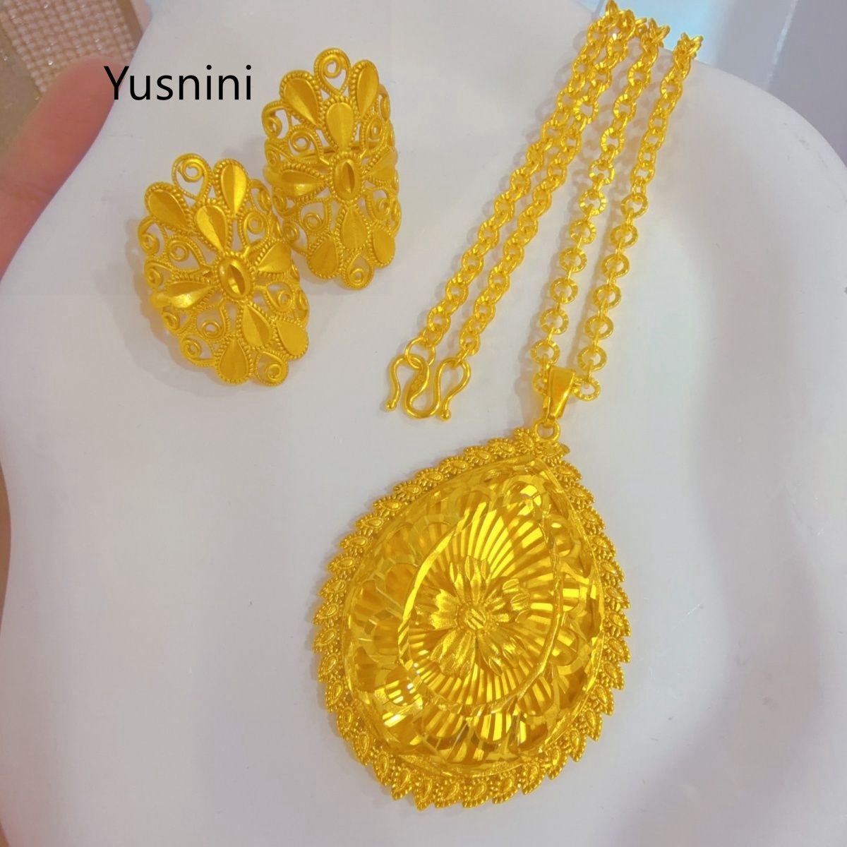 New French Fashion Dubai High  - Women'S Fashion Rings Gold ulasan dan harga