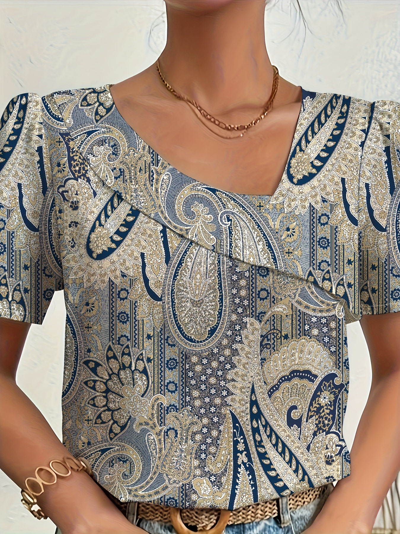 Plus Size  Temperament Blouse  - Women'S Fashion Essentials ulasan dan harga