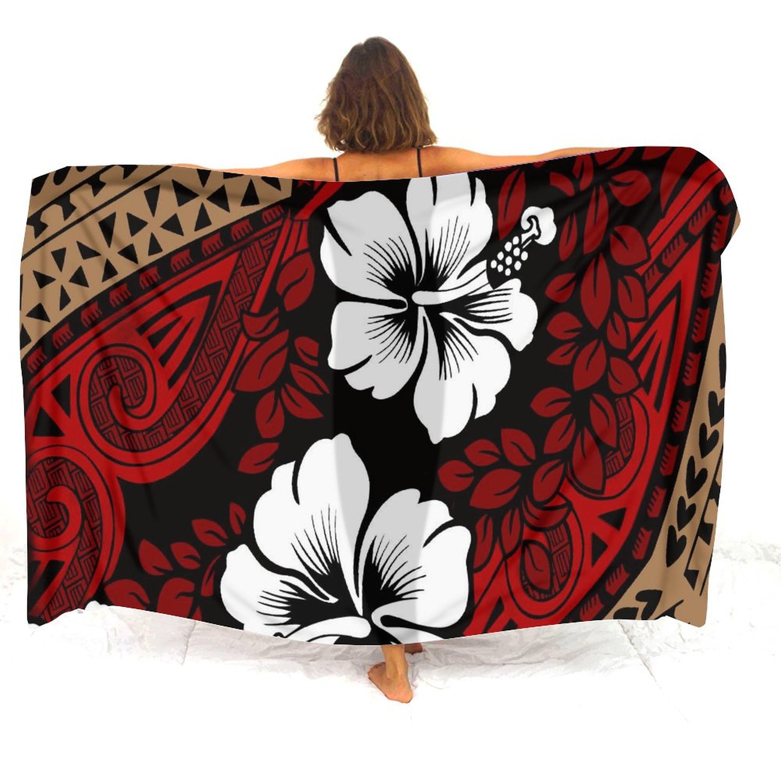 Hawaiian Apron Custom-Printed  - Printed Wrap Skirt ulasan dan harga