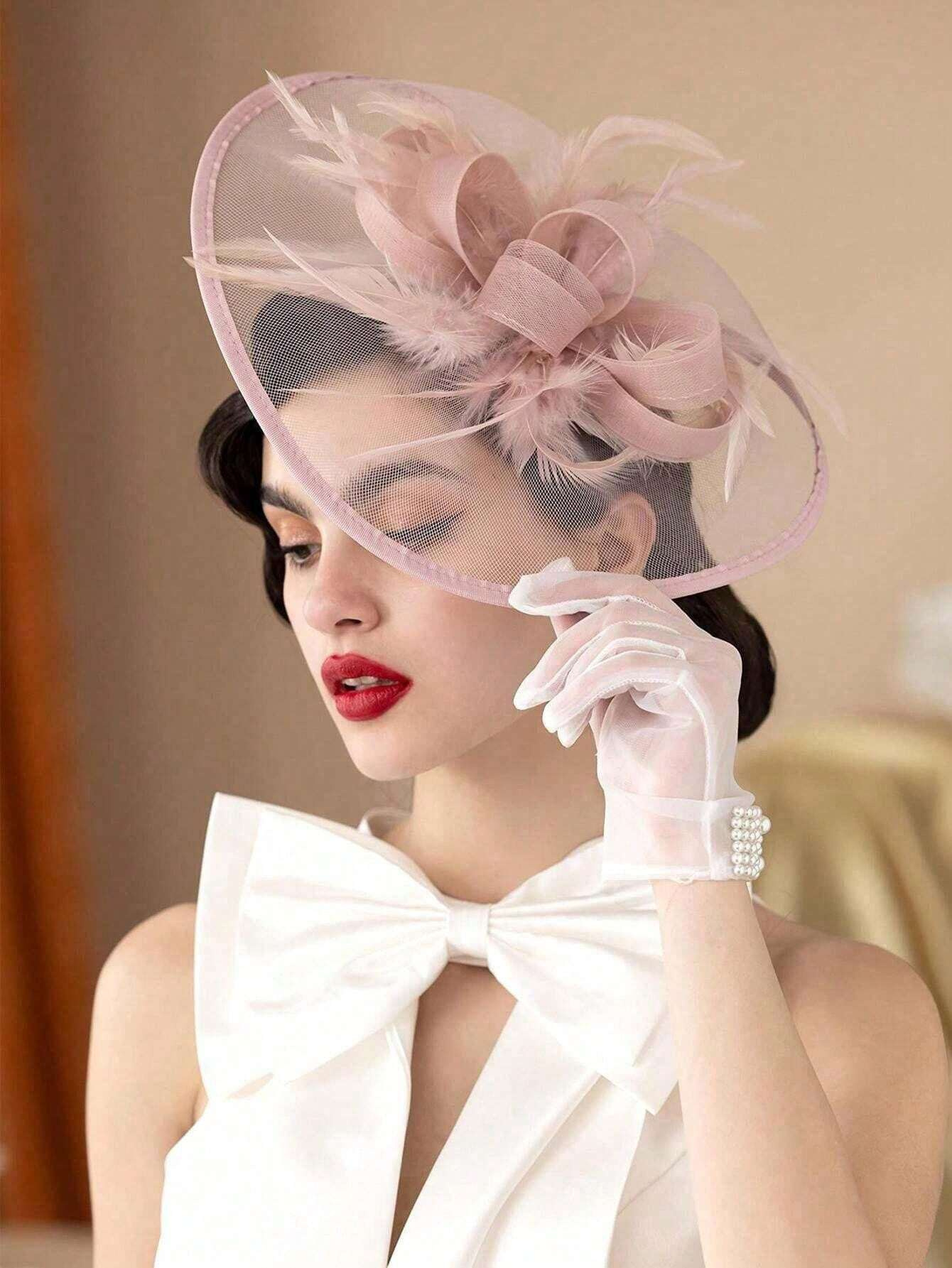 1Pc Fascinators Hats For Women - Women'S Fashion Kentucky Derby ulasan dan harga