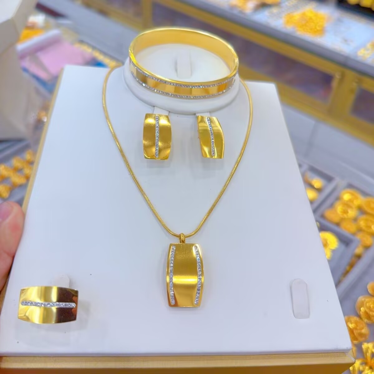 New Middle East French Titaniu - Women'S Fashion Rings Gold ulasan dan harga