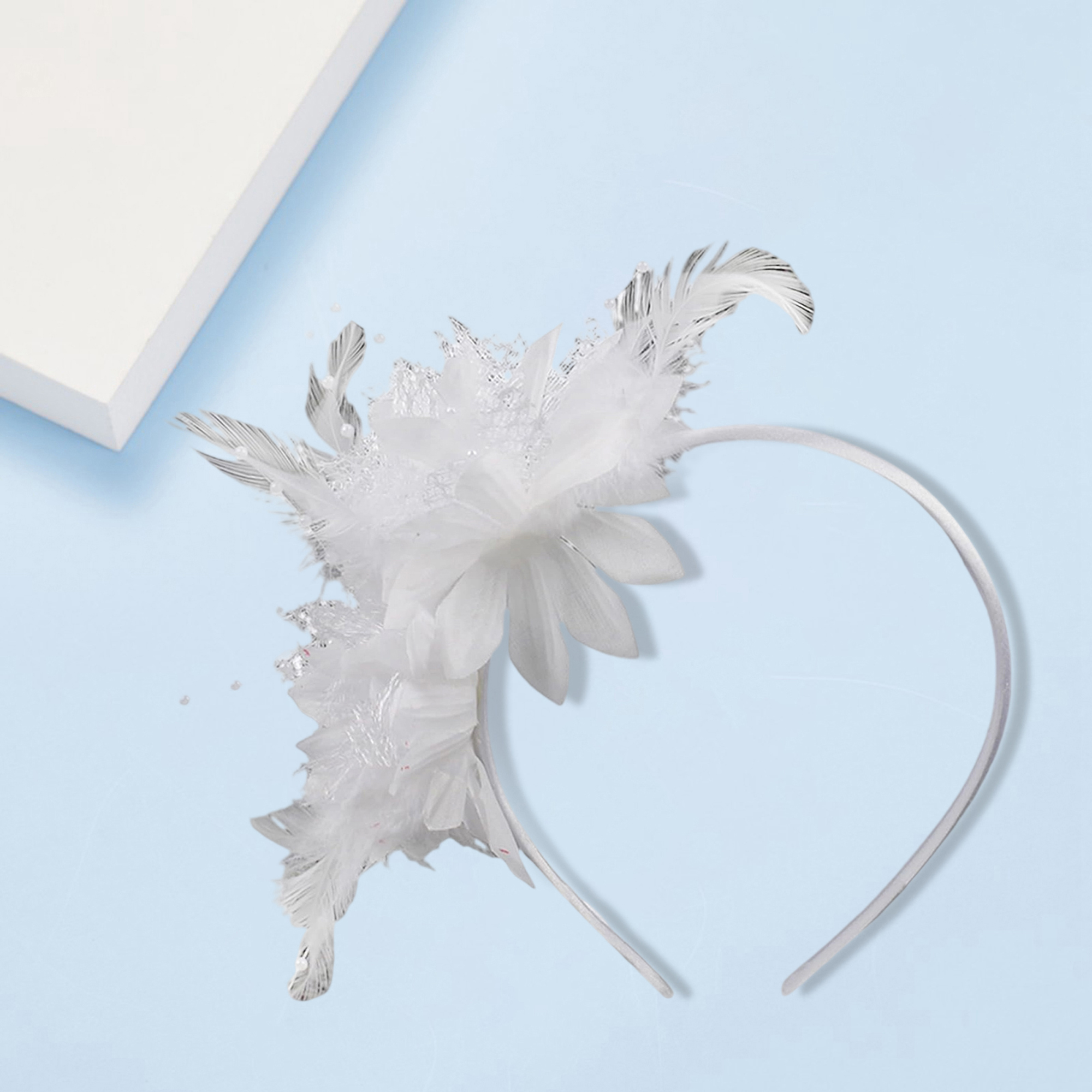 Elegant Feathered Headpiece wi - Women'S Fashion Kentucky Derby ulasan dan harga