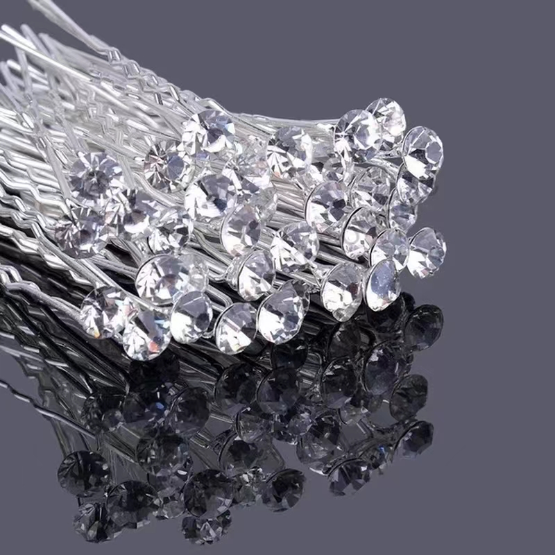 20Pcs Sparkling Crystal Hair P - Women Fashion Hair Style ulasan dan harga