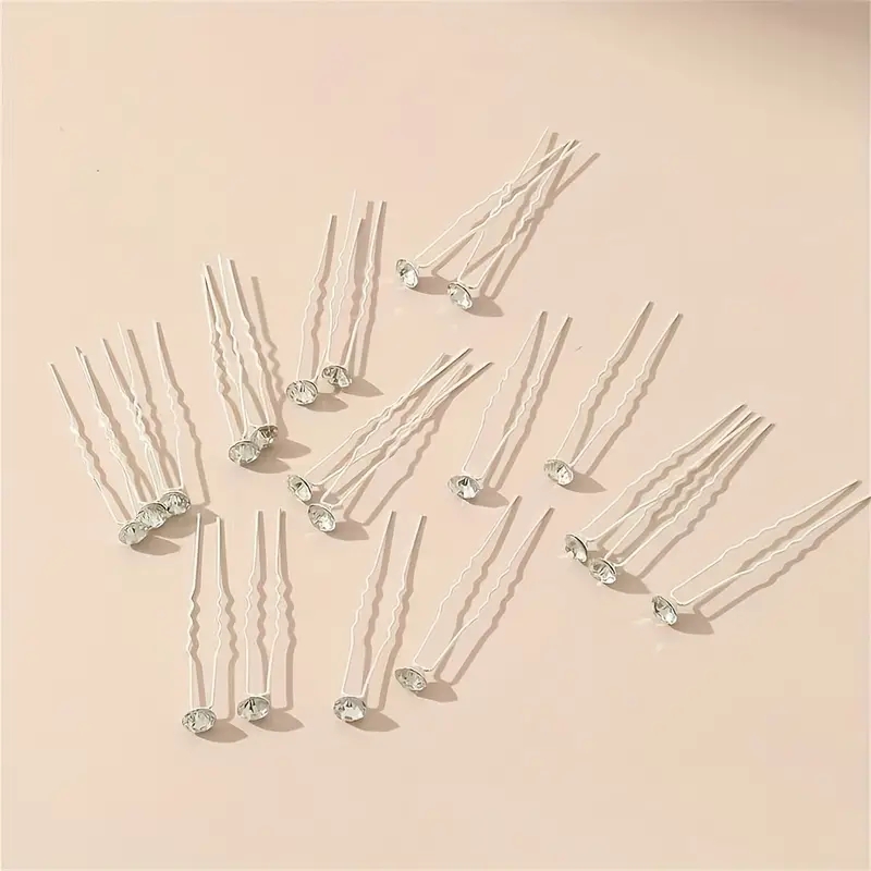 20Pcs Sparkling Crystal Hair P - Women Fashion Hair Style ulasan dan harga
