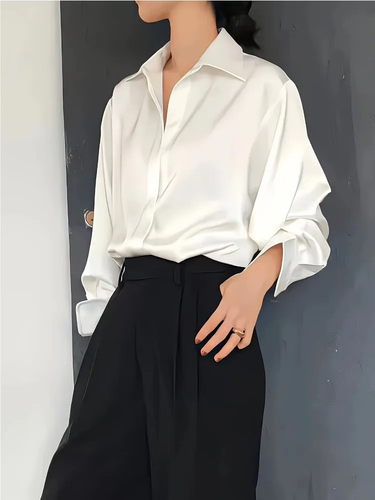 Plus Size Casual Women Silk Sh - Women'S Fashion Essentials ulasan dan harga