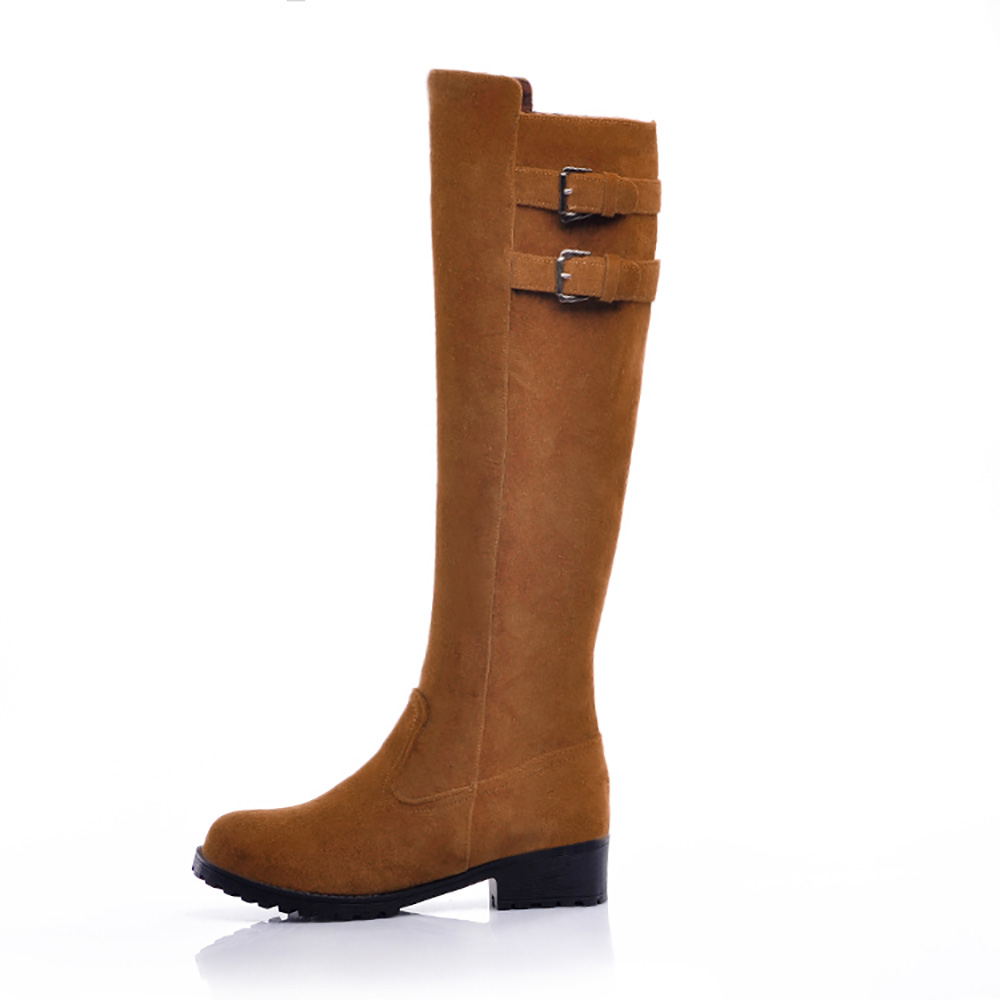Brand New Winter Fashion Army  - Women'S Fashion Knee High Boots ulasan dan harga