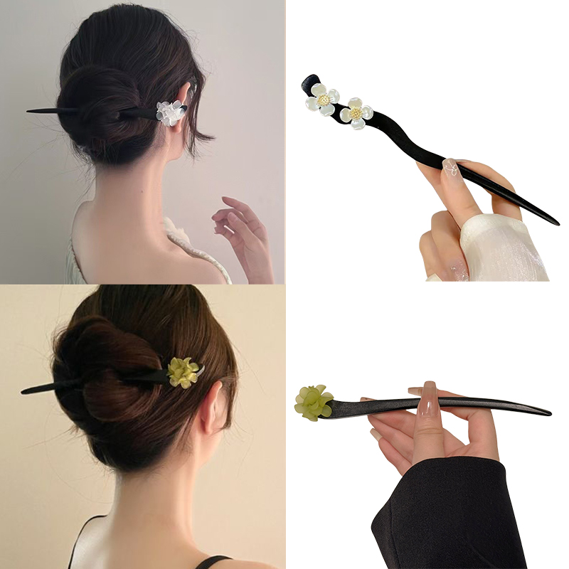 Vintage Chinese Style Wooden F - Women Fashion Hair Style ulasan dan harga