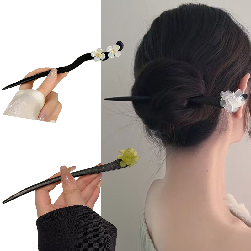 Vintage Chinese Style Wooden F - Women Fashion Hair Style ulasan dan harga
