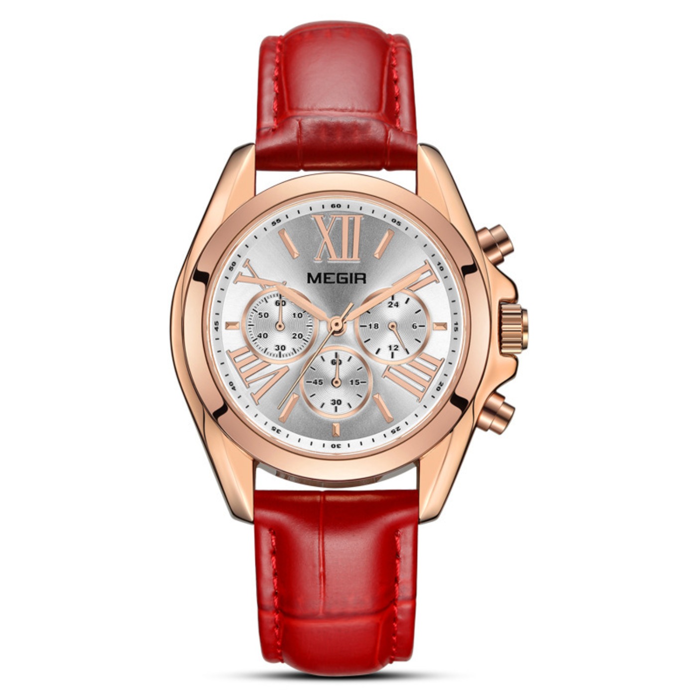 MEGIR New Luxury Leather Watch - Women'S Fashion Brands ulasan dan harga