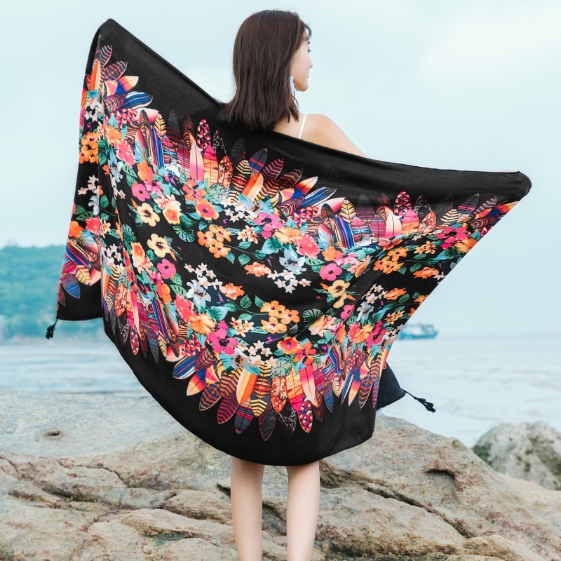 20 styles 90x180cm Cotton line - Printed Wrap Skirt ulasan dan harga