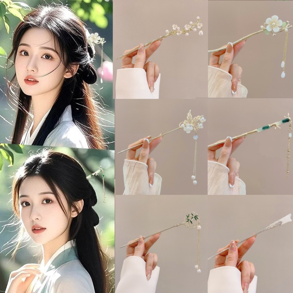 1/6pcs Elegant Chinese Style T - Women Fashion Hair Style ulasan dan harga