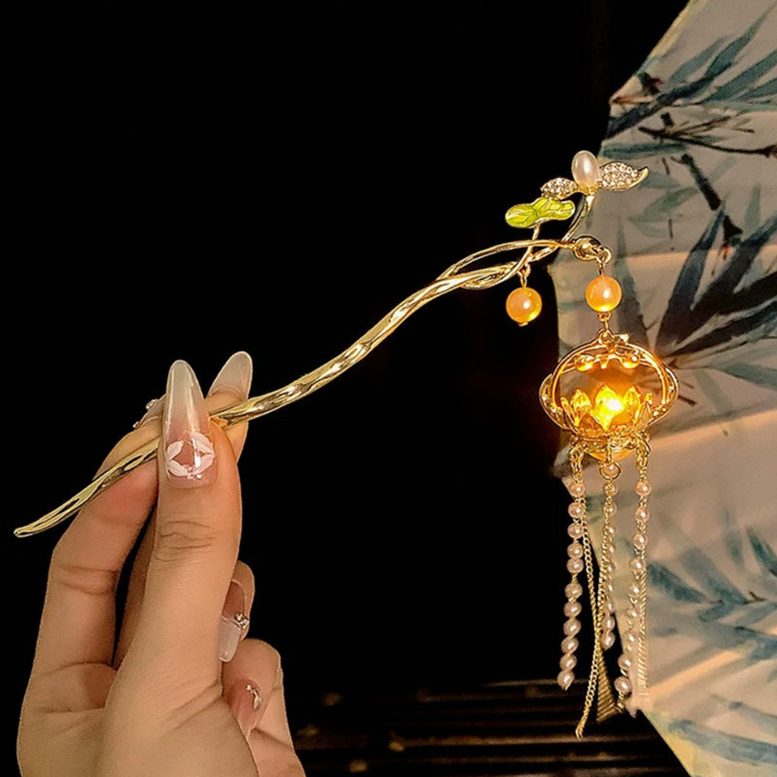 Luminous Flower Hairpin For Wo - Women Fashion Hair Style ulasan dan harga