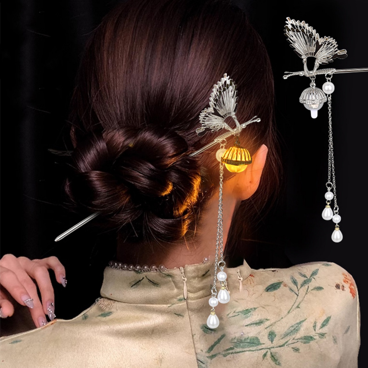 Luminous Flower Hairpin For Wo - Women Fashion Hair Style ulasan dan harga