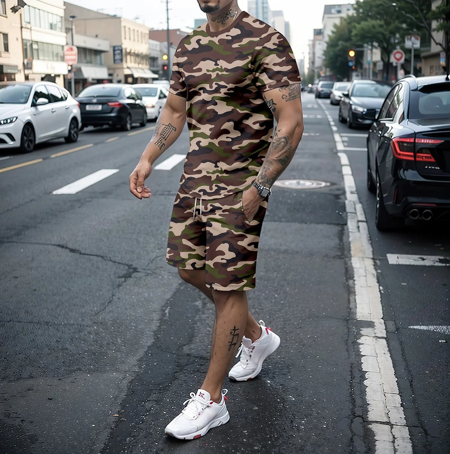 Camouflage Outdoor Tracksuits  - Women'S Fashion Q ulasan dan harga