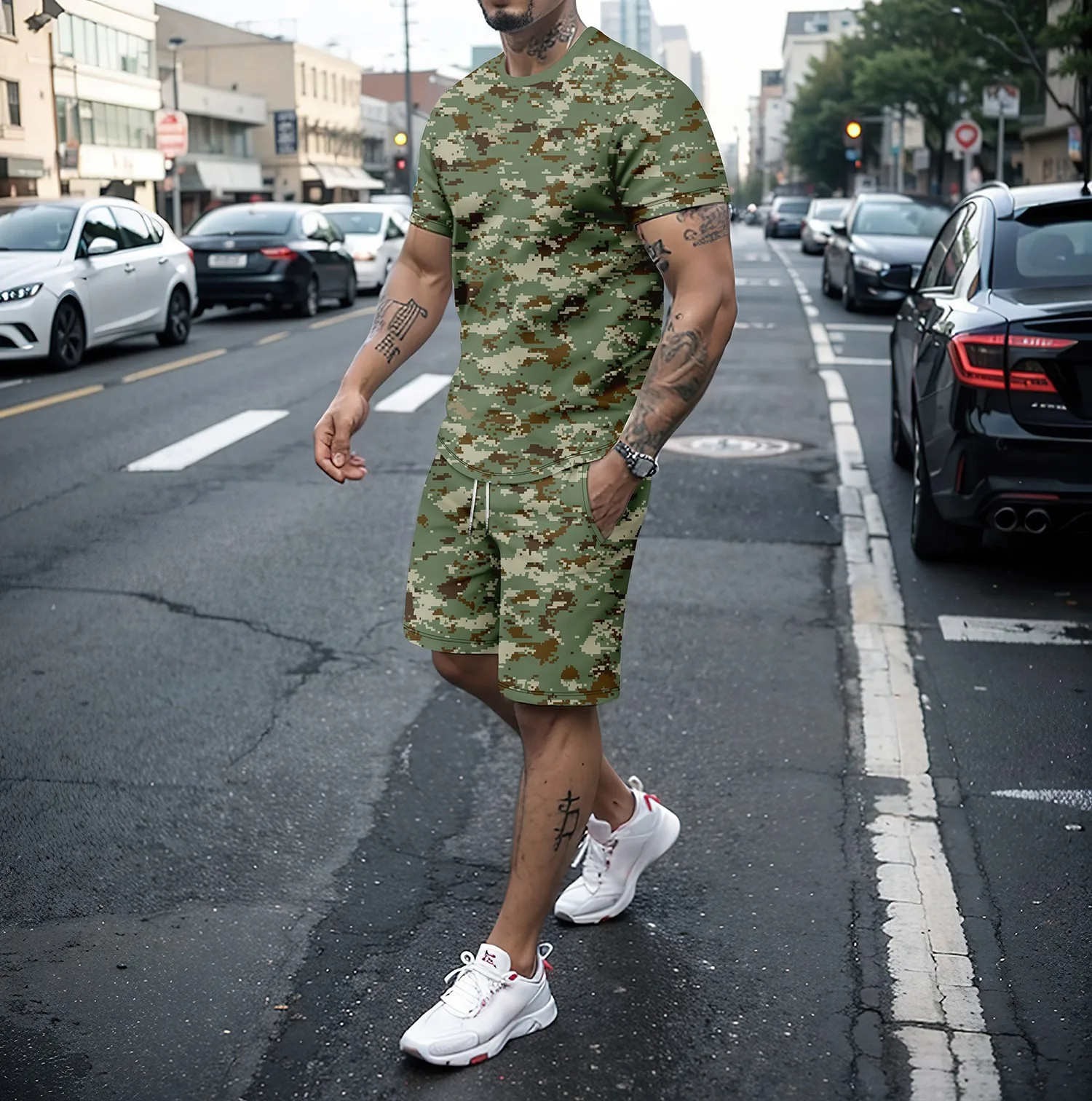 Camouflage Outdoor Tracksuits  - Women'S Fashion Q ulasan dan harga