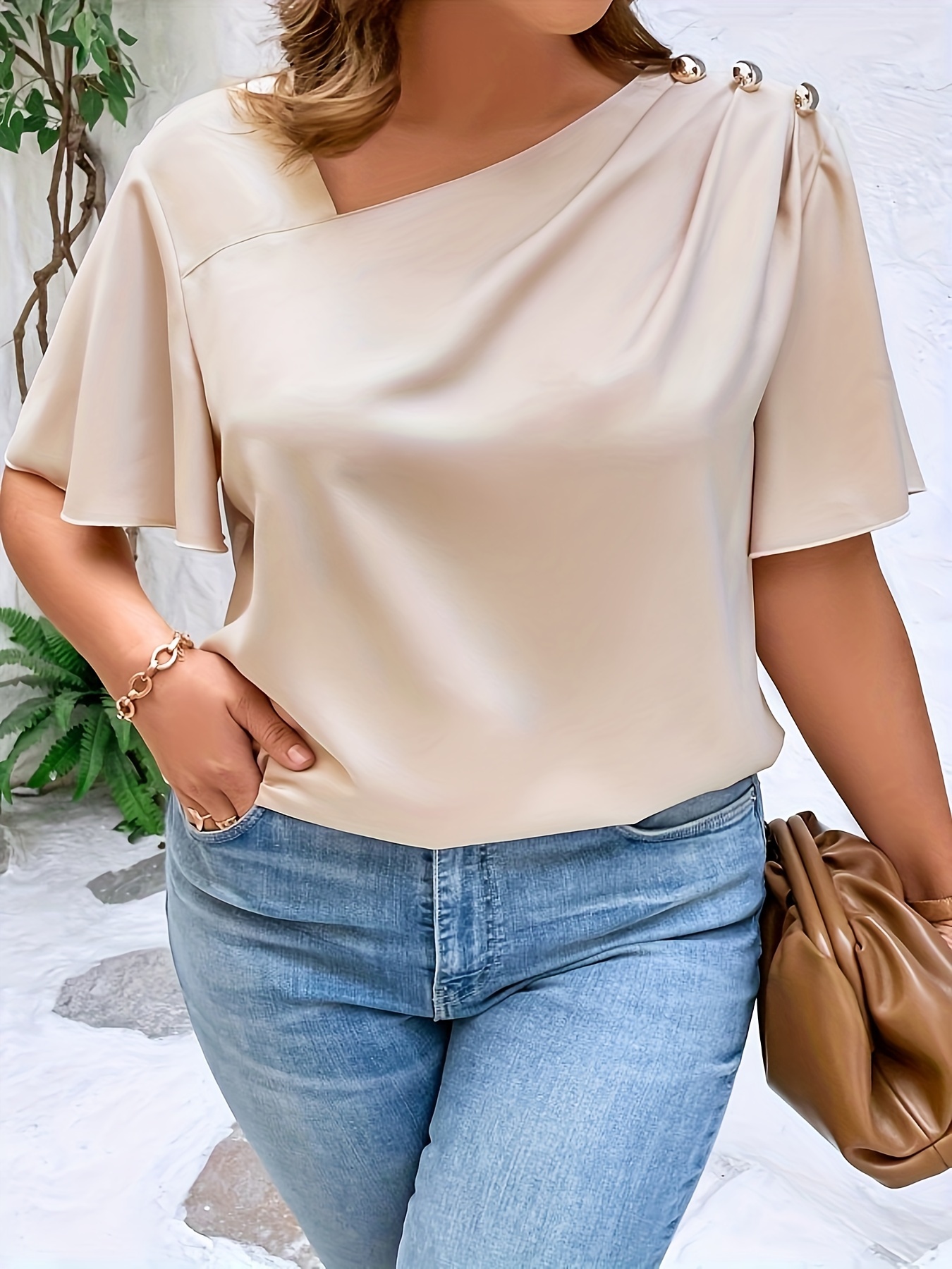 Plus SizeTemperament Blouse Ca - Women'S Fashion Essentials ulasan dan harga