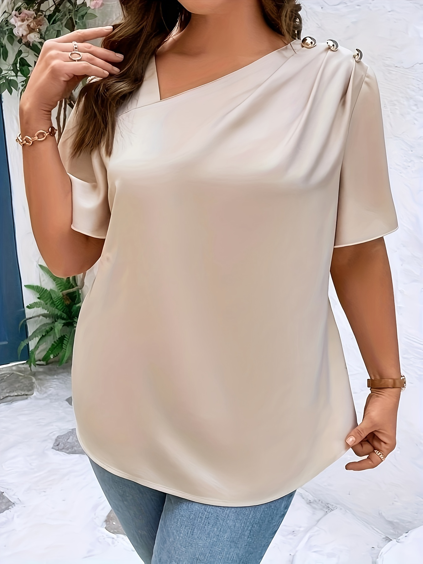 Plus SizeTemperament Blouse Ca - Women'S Fashion Essentials ulasan dan harga