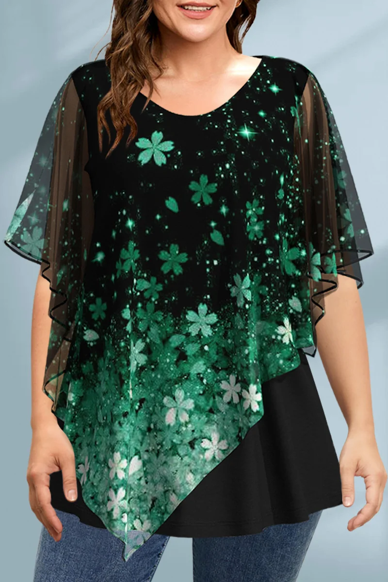 Women's Plus Size Blouse Chiff - Women'S Fashion Essentials ulasan dan harga