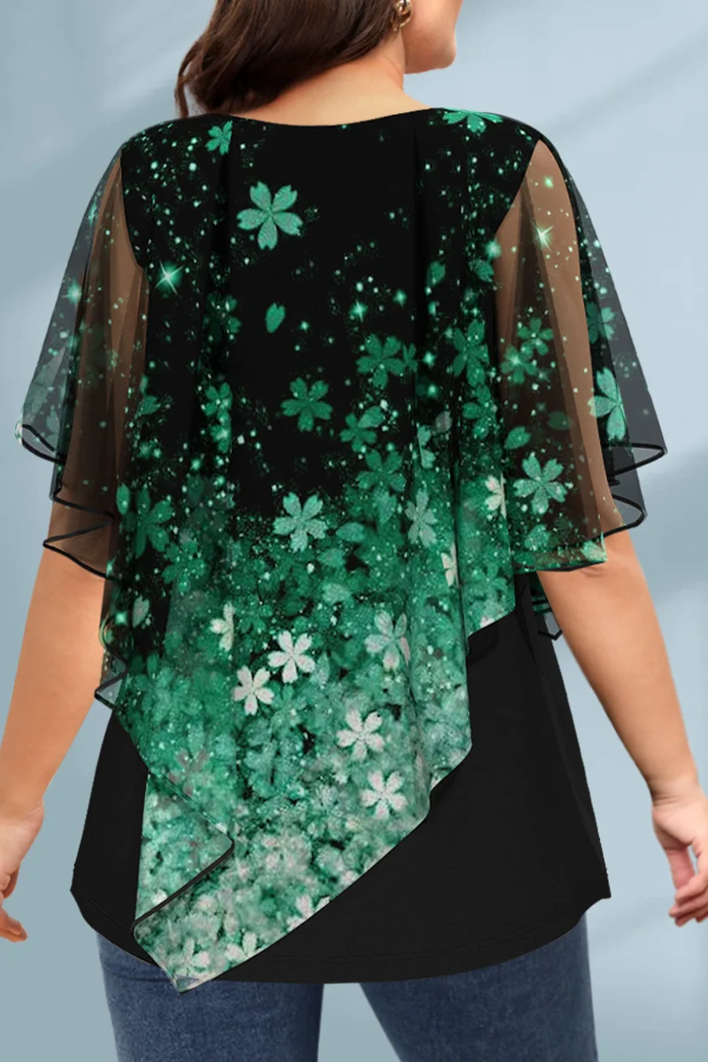 Women's Plus Size Blouse Chiff - Women'S Fashion Essentials ulasan dan harga