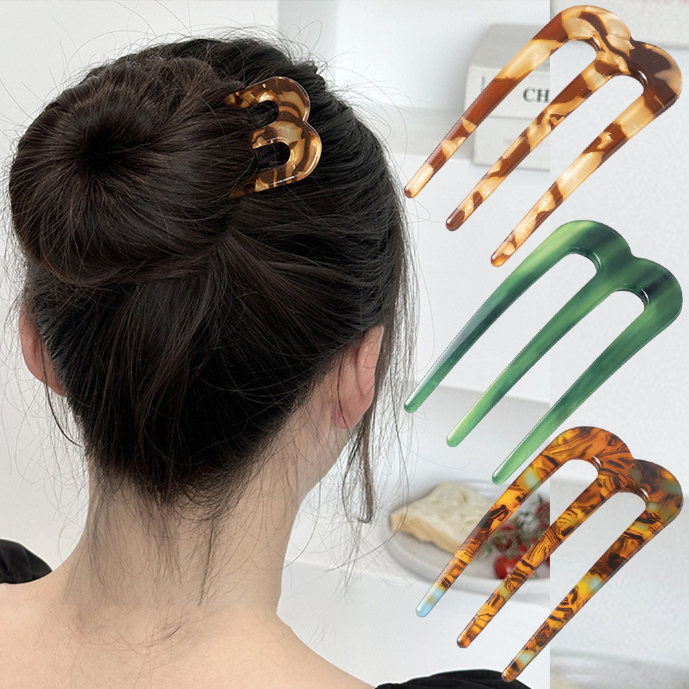 Acetic Acid Hair Forks Three T - Women Fashion Hair Style ulasan dan harga