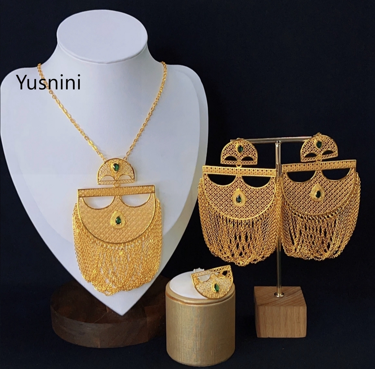 Fashion Women's Jewelry Set Du - Women'S Fashion Rings Gold ulasan dan harga