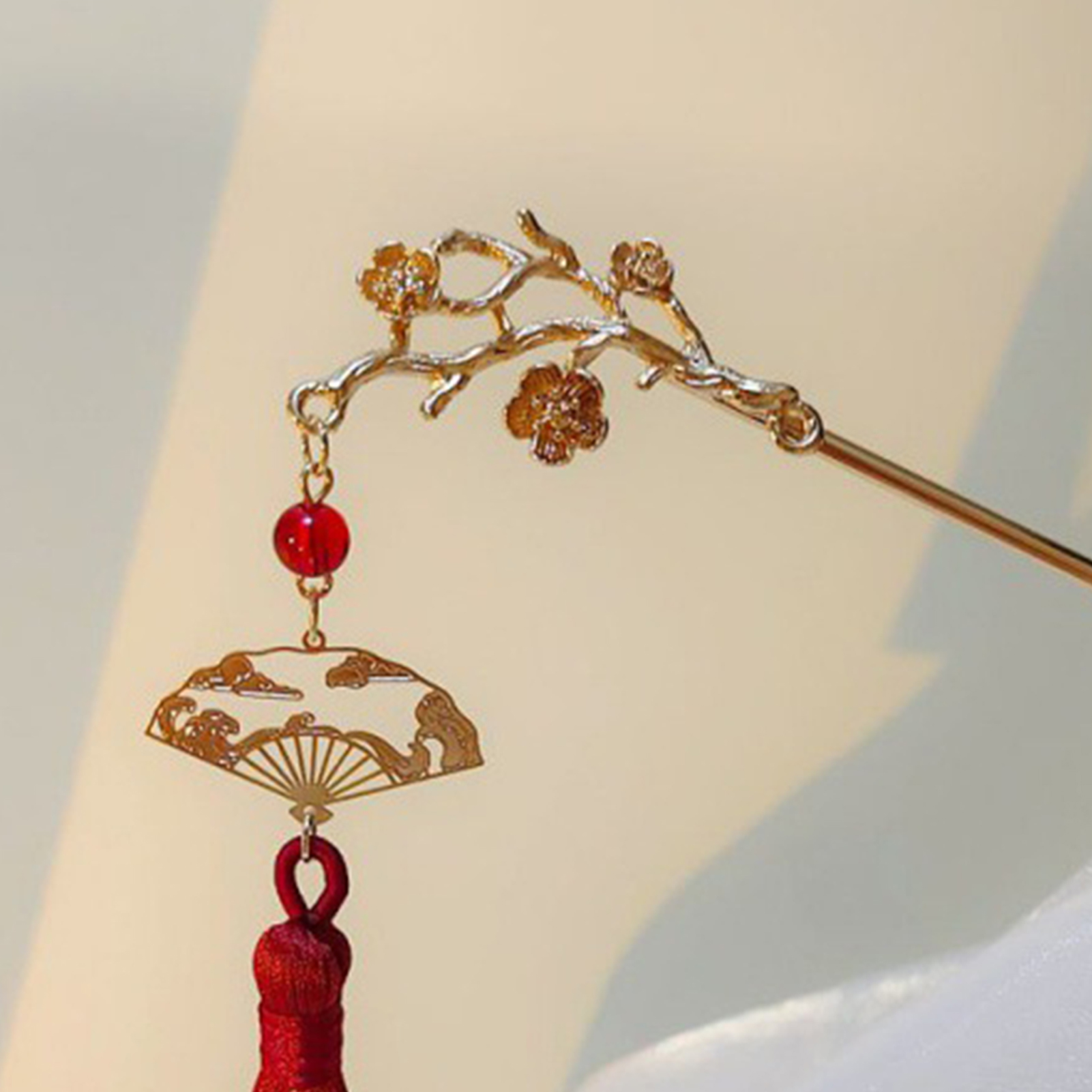 Retro Flower Tassel Hairpin Fo - Women Fashion Hair Style ulasan dan harga