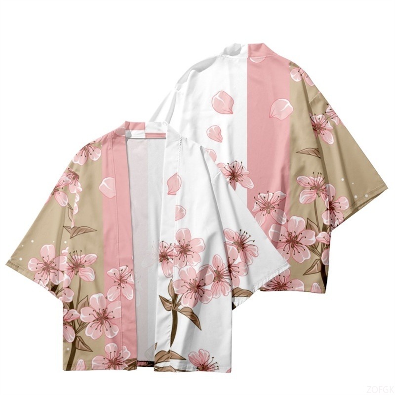 Summer Women Flower Print Kimo - Women'S Fashion Essentials ulasan dan harga