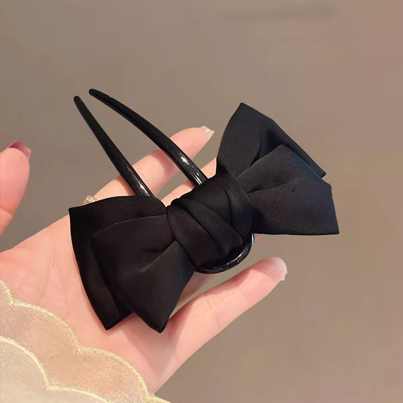 Chic Korean-Style Bow U-Shaped - Women Fashion Hair Style ulasan dan harga