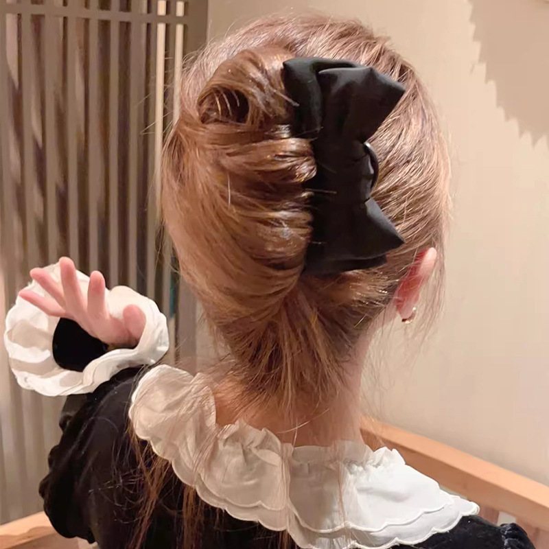 Chic Korean-Style Bow U-Shaped - Women Fashion Hair Style ulasan dan harga