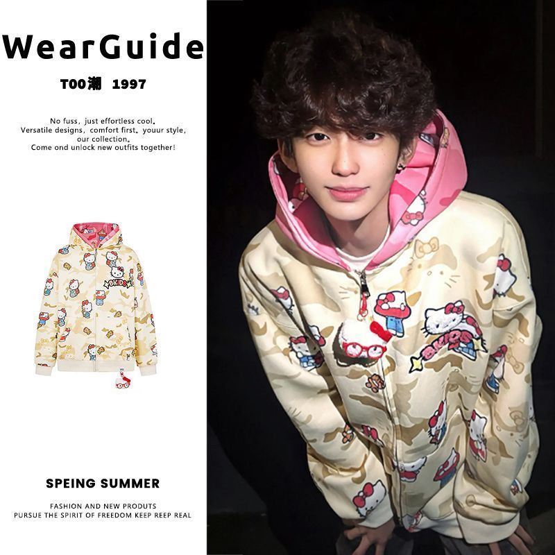 Ins New Hello Kitty Bapes Camo - Women'S Fashion Essentials ulasan dan harga