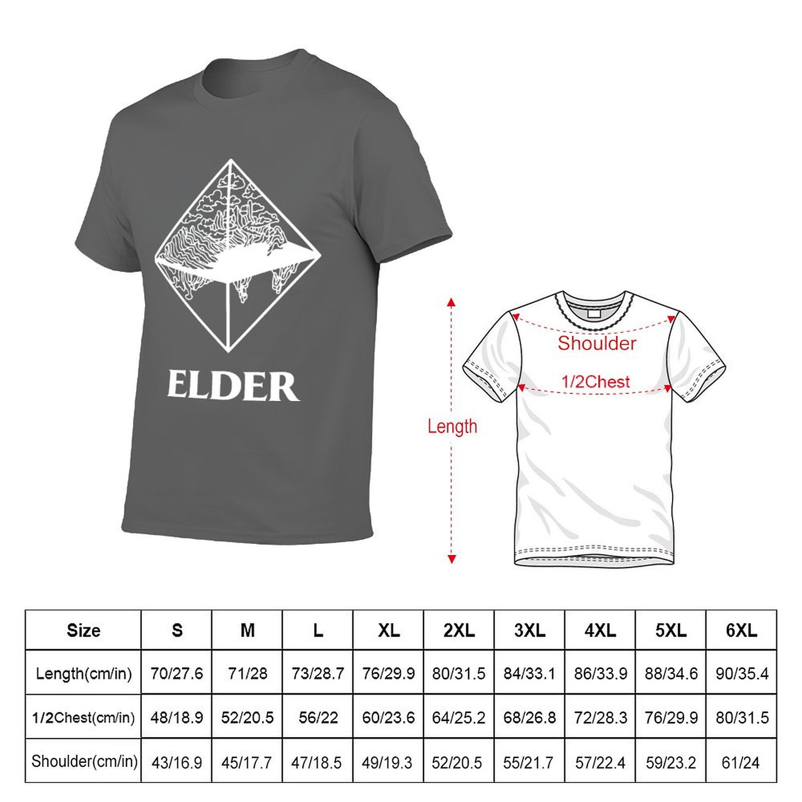 Elder Band Logo White T Shirt  - Women Fashion Png ulasan dan harga