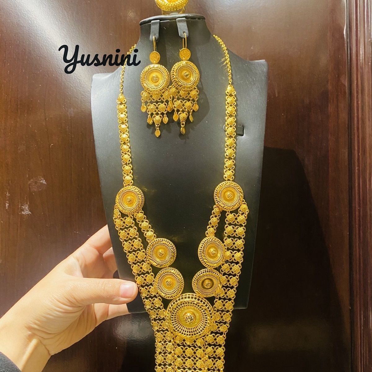 New Dubai Fashion Women's 24K  - Women'S Fashion Rings Gold ulasan dan harga