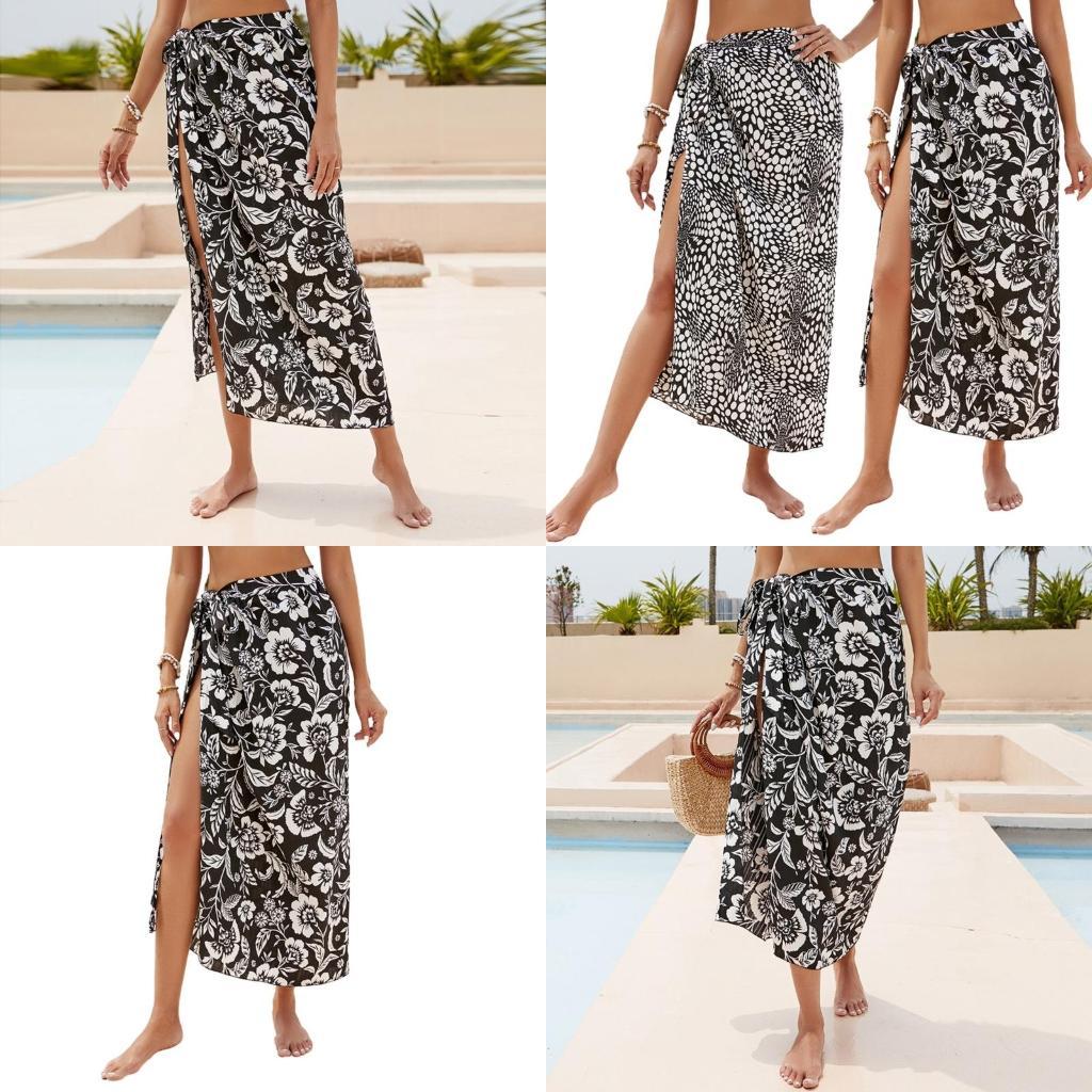 652F Beach-Sarong-Pareo for Wo - Printed Wrap Skirt ulasan dan harga