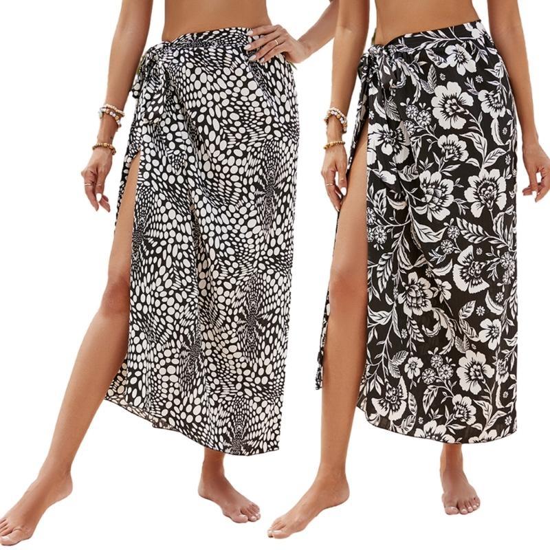 652F Beach-Sarong-Pareo for Wo - Printed Wrap Skirt ulasan dan harga