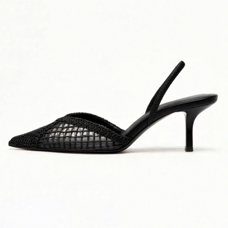 Mesh Woven Heeled Sandals Wome - Women'S Fashion Brands ulasan dan harga